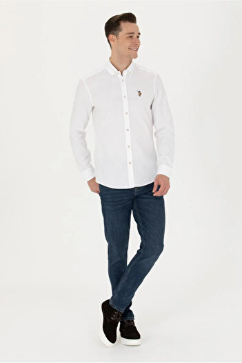 U.S. Polo Assn. Η.Π.Α. Polo Assn. Ανδρικό μακρυμάνικο πουκάμισο Basic G081SZ004.000. 1672499   ΡΟΥΧΑ ΤΕΞΠΟΡ