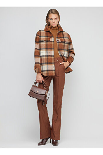 BROOKS BROTHERS Coffee - Beige Women's Coat Bbfw23Fjc017