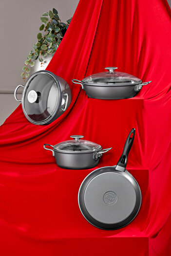 Taç Corvina Casting 7 Piece Cookware Set
