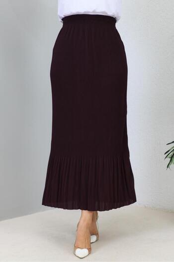 benguen 205 - Pleated Hijab Skirt Purple
