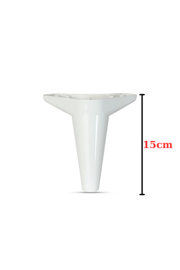 ARON (4 PCS) Zirve 15cm White Furniture Sofa TV Unit Console Dresser Cabinet Leg 15cm