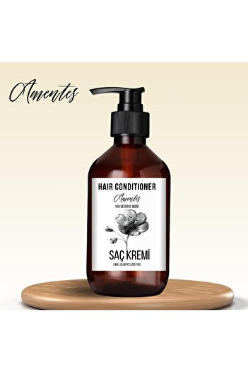 Amentes Μπουκάλι Conditioner 500 ml Γυαλί με Ετικέτα