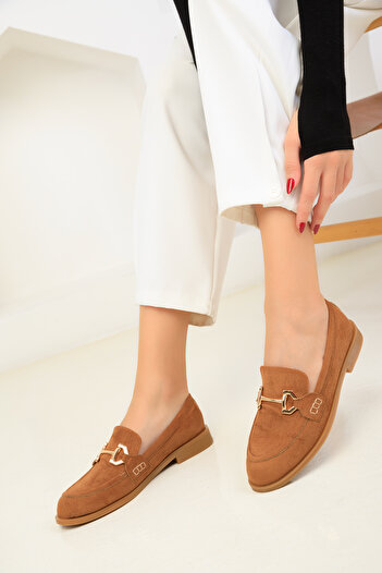 SOHO Tan Suede Women's Casual Shoes 18561