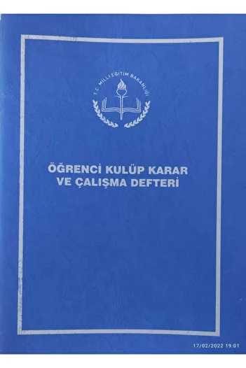 Gülpaş Caietul de decizii și studii al clubului studenților, copertă din plastic