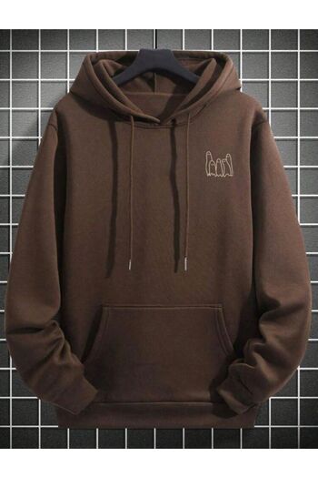Machetta Unisex Plus Size Can You See Φούτερ με κουκούλα με στάμπα μεγάλου μεγέθους