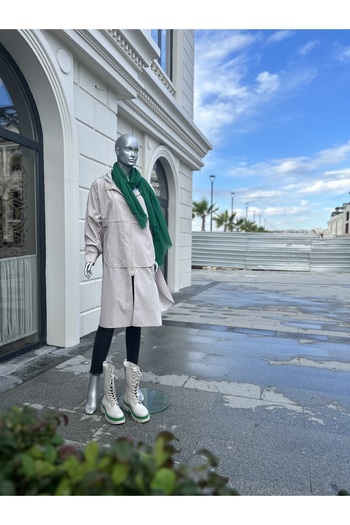 sares Plus Size Trench Coat-Rain Coat Waterproof