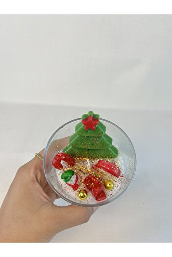 Tofd Dekoratif çam ağacı noel mum
