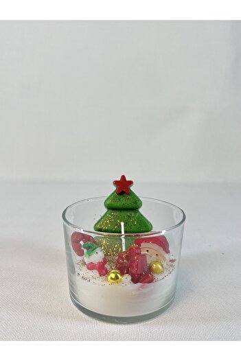 Tofd Dekoratif çam ağacı noel mum