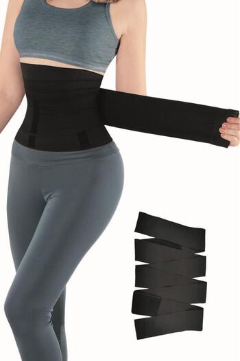 NBB Black Spiral Waist Corset 1928