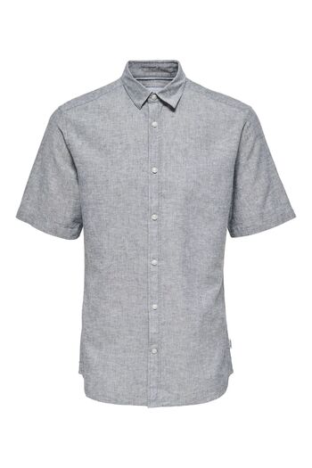 Only & Sons Caiden Ss Linen Shirt - Relaxed Fit