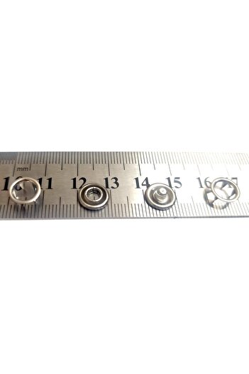 trimist 9.5 mm Nail Click Studs Set of 4 - Stainless Steel - 250 Sets