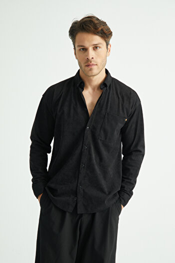 Redline Men's Regular Fit Velvet Winter Shirt