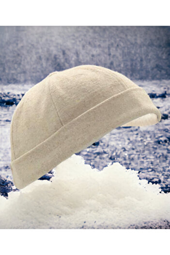 Shopiolog Unisex Short Wool Kipa Docker Beret