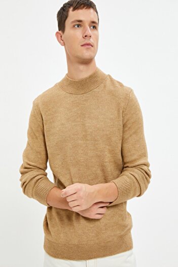 Koton Beigefarbener Herrenpullover