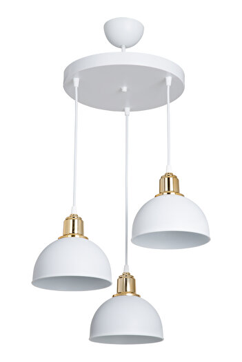 AG LightDesign Beyaz Sarkıt Avize Yatak Odası Salon Mutfak Koridor Lamba