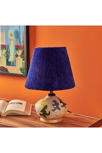 Hmydesign Hmy Design Ocean Blue Head Ceramic Lampshade - Colorful - 40 cm