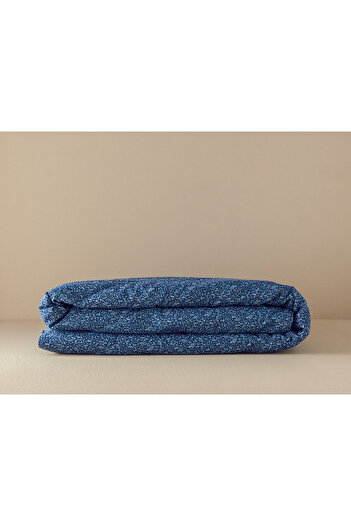 English Home Bloomer Polycotton Double Quilt 195X215 cm Blue