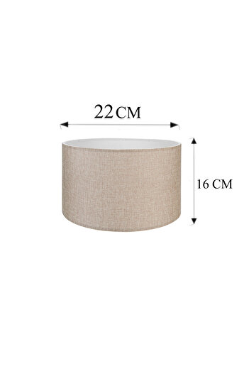 EvLight Cylinder Kumbeji 22' Lampshade Table Lamp Hat