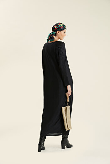 VERDA Pleated Necklace Dress