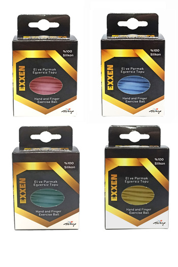Exxen Premium Series Hand Exercise Ball 4 Pack, After Hand Exercise Ball, Hand Strengthening Ball