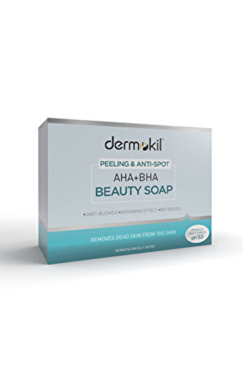 Dermokil (3 PCS ) Dermokil Peeling & Anti-Spot AHA+BHA Beauty Soap 125 gr