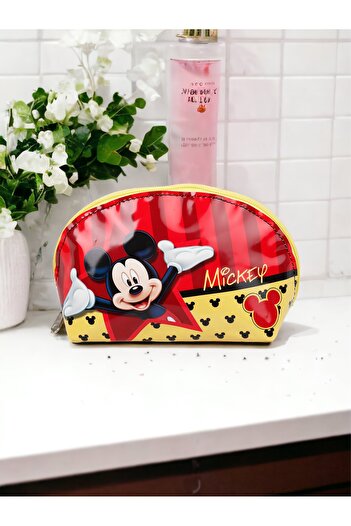 Mickey Mouse Çocuk Süs Çantası & Kırmızı Kız Kalem Kutusu Sta-5004
