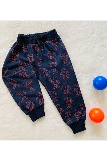 bediş baby clothes figure printed unisex baby and child single sweatpants 1/2/3/4 years