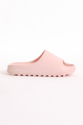 Tonny Black Unisex Salmon Comfortable Fit Flat Model Open Front Eva Slippers