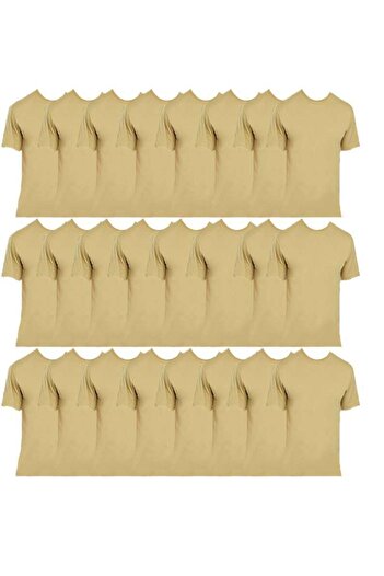 askerpaketi 24-Piece Military Half Sleeve Undershirt Khaki Color
