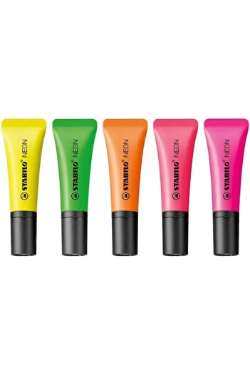 Stabilo Neon 5 Pack Highlighter