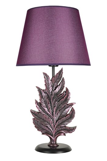 Qdec Modern Design Purple Leaf Lampshade