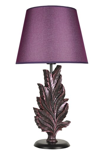 Qdec Modern Design Purple Leaf Lampshade