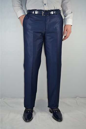 Bomonti Battal Classic Men's Linens Fabric Trousers