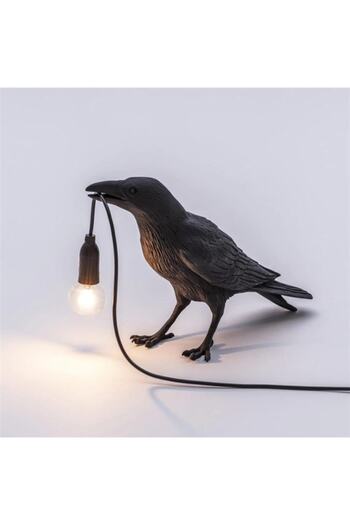 CajuArt Lamp Holding Crow Lampshade Modern Lighting Led Light Decor