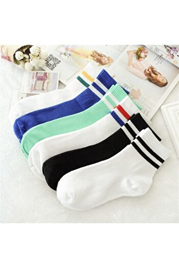 BGK Unisex Circled College Pattern Socks Pack of 6