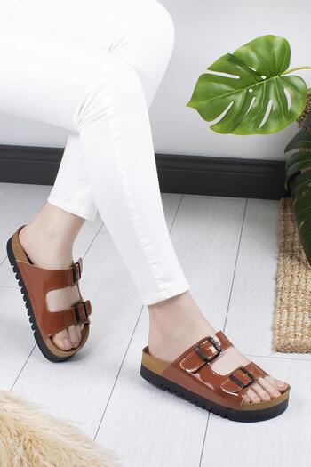 Khayt Maria Anatomical Orthopedic Double Buckle Women's Slippers