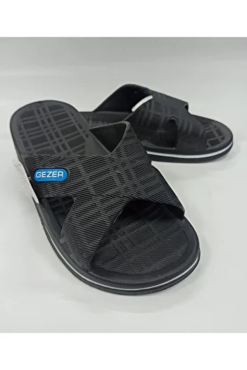 GEZER Wet Floor Men's Slippers Black