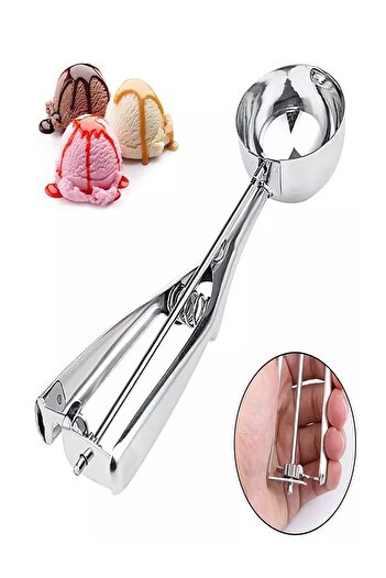 Pazarika Stainless Steel Ice Cream Scoop