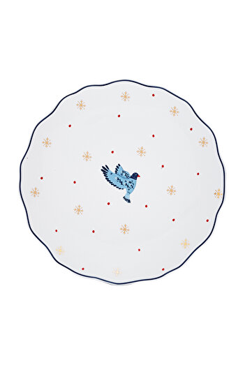 Emsan Infancy Bird New Year New Bone 2-Pack Cake Plate 20.5 Cm