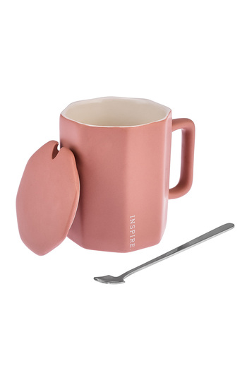Emsan Inspire 3 Pieces New Bone Mug 320 Ml Coral