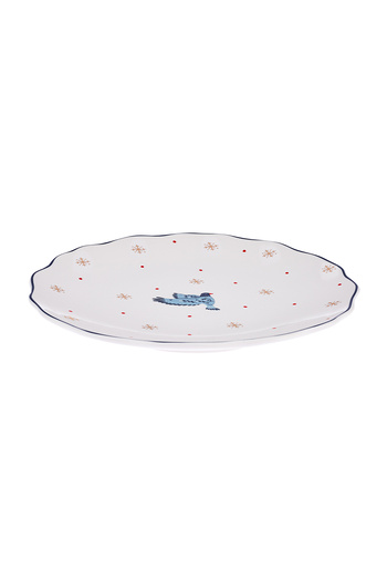 Emsan Infancy Bird New Year Yılbaşı New Bone 2'li Pasta Tabağı 20.5 Cm