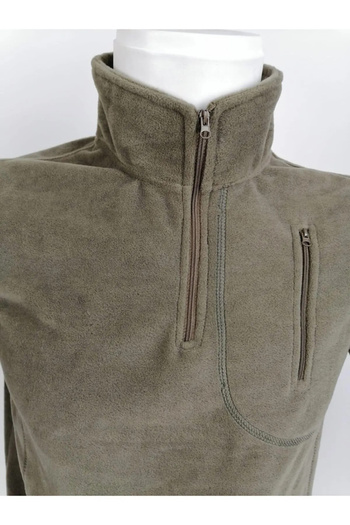 BARIŞ ASKERİ MALZEME Polar Sweater POLAR HALF ZIPPERED