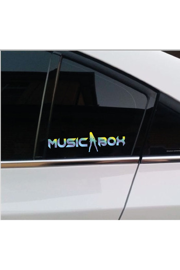 STİCKERCI BEY 15 CM HOLOGRAMĂ KELEBEK STICKER TĂIAT DIN FOLIE
