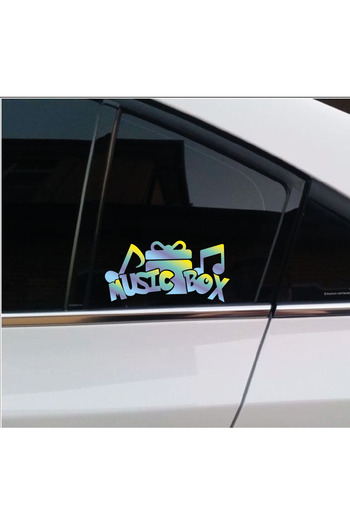 STİCKERCI BEY Autocolant din sticlă fluture hologramă de 15 cm - compatibil cu tăierea cu folie