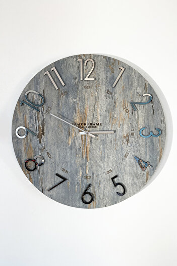 Blackframe - Modern Style Large Wall Clock - 45cm
