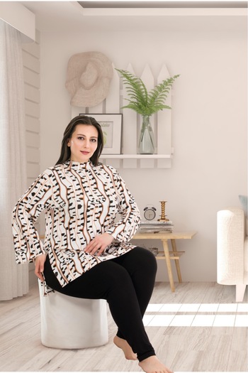 bigiyin Black and White Tights Plus Size Pajama Set Tights Tunic Pajama Set Women's Pajama Set