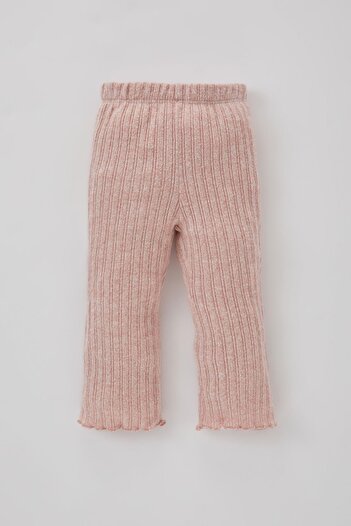 DeFacto Baby Girl Flare Legs Ribbed Camisole Sweatpants B3365A523Wn