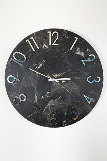 Blackframe - Modern Style Large Wall Clock - 45cm