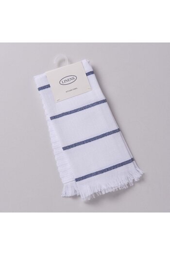 Linens Kelsy 2 Pack 40X60 cm Kitchen Towel Denim