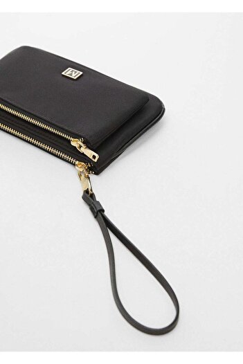MANGO Woman Practical Wallet with Double Compartments